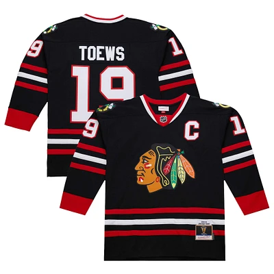 Men's Jonathan Toews Black Chicago Blackhawks 2008-09 Power Play Jersey