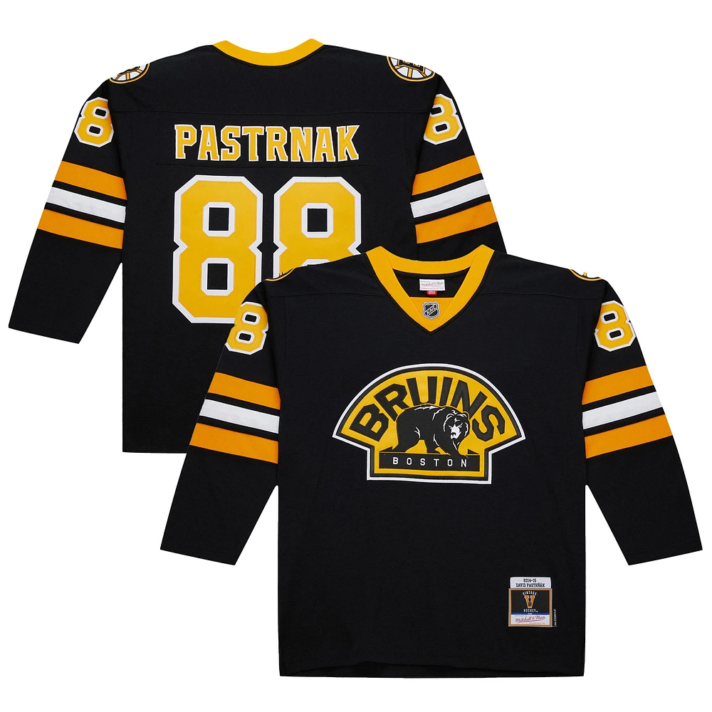 Men's David Pastrnak Black Boston Bruins 2014-15 Power Play Jersey