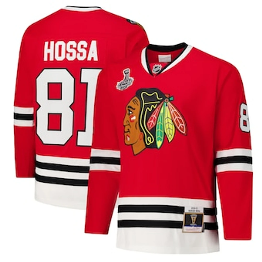 Men's Marian Hossa Red Chicago Blackhawks 2014-15 Power Play Jersey