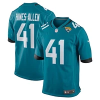 Men's Nike Josh Hines-Allen Teal Jacksonville Jaguars Player Game Jersey