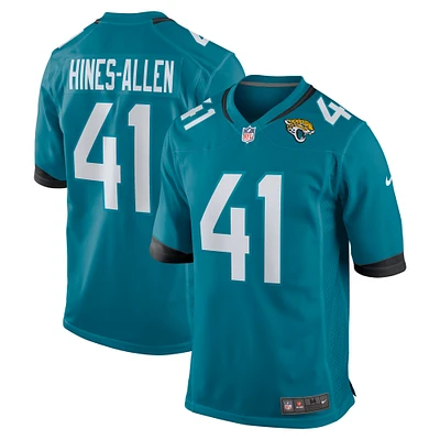 Men's Nike Josh Hines-Allen Teal Jacksonville Jaguars Player Game Jersey