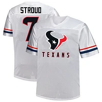 Men's Fanatics C.J. Stroud White Houston Texans Big & Tall V-Neck Fashion Jersey