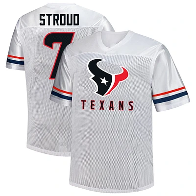 Men's Fanatics C.J. Stroud White Houston Texans Big & Tall V-Neck Fashion Jersey