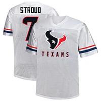 Men's Fanatics C.J. Stroud White Houston Texans Big & Tall V-Neck Fashion Jersey