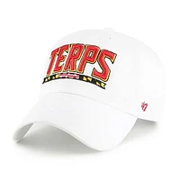 Men's '47 White Maryland Terrapins Clean Up Adjustable Hat