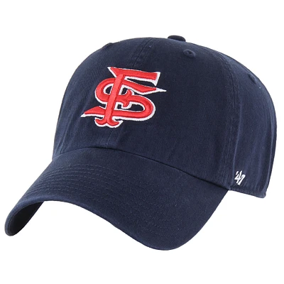 Men's '47 Navy Fresno State Bulldogs Clean Up Adjustable Hat