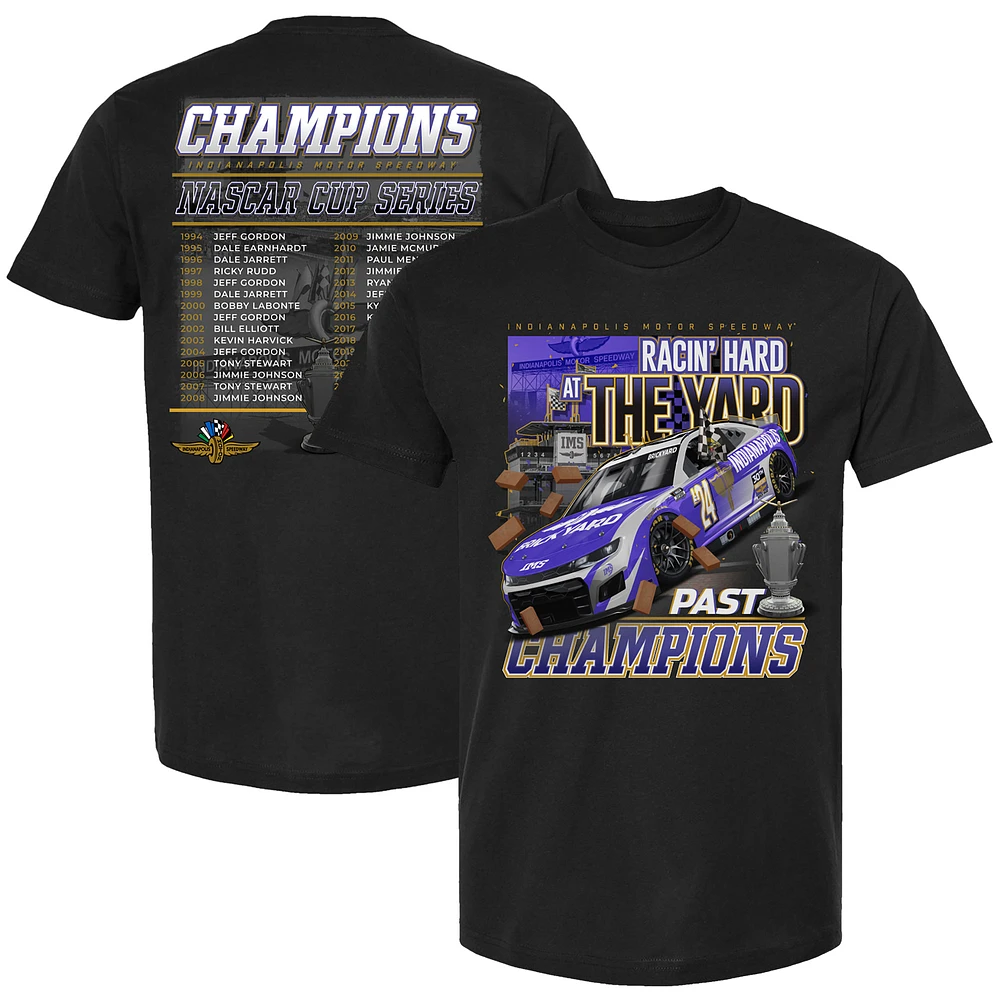 Men's Hendrick Motorsports Team Collection  Black NASCAR Brickyard Past Champions T-Shirt