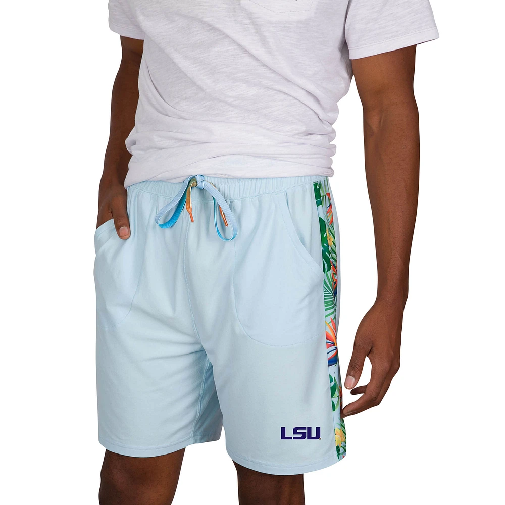 Men's Concepts Sport Light Blue LSU Tigers Curate Knit Shorts