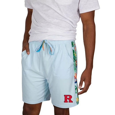 Men's Concepts Sport Light Blue Rutgers Scarlet Knights Curate Knit Shorts