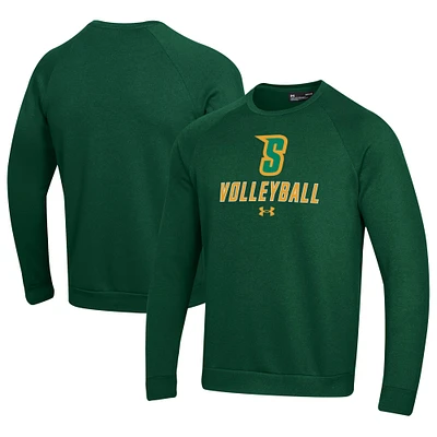 Men's Under Armour Siena Saints Volleyball Rival Fleece Raglan Pullover Sweatshirt