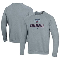 Men's Under Armour Saint Mary's Gaels Volleyball Rival Fleece Raglan Pullover Sweatshirt