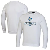 Men's Under Armour McNeese State Cowboys Volleyball Rival Fleece Raglan Pullover Sweatshirt