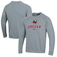 Men's Under Armour Gardner-Webb Bulldogs Soccer Rival Fleece Raglan Pullover Sweatshirt