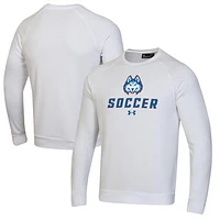 Men's Under Armour Houston Christian Huskies Soccer Rival Fleece Raglan Pullover Sweatshirt