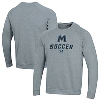 Men's Under Armour Mount St. Mary's Mountaineers Soccer Rival Fleece Raglan Pullover Sweatshirt
