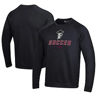 Men's Under Armour New Mexico State Aggies Soccer Rival Fleece Raglan Pullover Sweatshirt