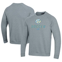 Men's Under Armour Southern University Jaguars Soccer Rival Fleece Raglan Pullover Sweatshirt