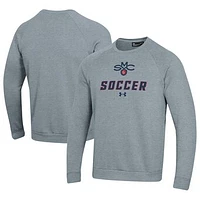 Men's Under Armour Saint Mary's Gaels Soccer Rival Fleece Raglan Pullover Sweatshirt