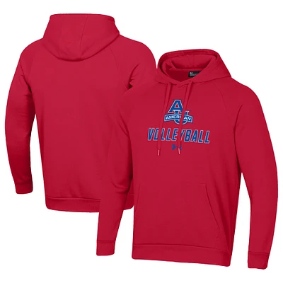 Men's Under Armour American University Eagles Rival Fleece Pullover Hoodie