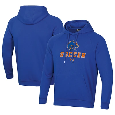 Men's Under Armour Royal Boise State Broncos Rival Fleece Pullover Hoodie