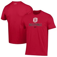 Men's Under Armour Red Bradley Braves Volleyball Performance T-Shirt