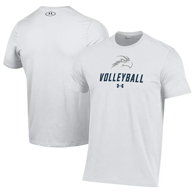 Men's Under Armour White UNF Ospreys Volleyball Performance T-Shirt