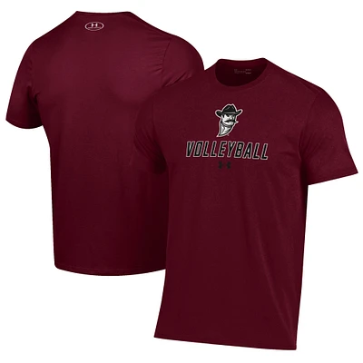Men's Under Armour Crimson New Mexico State Aggies Volleyball Performance T-Shirt