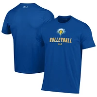 Men's Under Armour Blue Morehead State Eagles Volleyball Performance T-Shirt