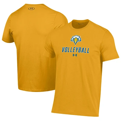 Men's Under Armour Gold Morehead State Eagles Volleyball Performance T-Shirt