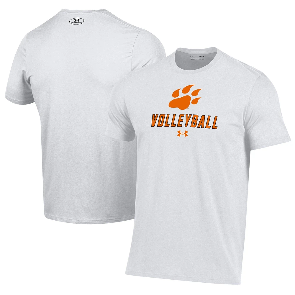 Men's Under Armour White Sam Houston State Bearkats Volleyball Performance T-Shirt