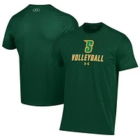 Men's Under Armour Green Siena Saints Volleyball Performance T-Shirt