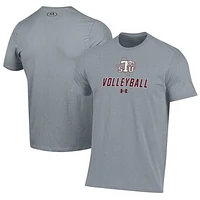 Men's Under Armour Gray Texas Southern Tigers Volleyball Performance T-Shirt