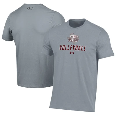 Men's Under Armour Gray Texas Southern Tigers Volleyball Performance T-Shirt