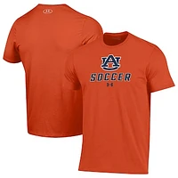 Men's Under Armour Orange Auburn Tigers Soccer Performance T-Shirt
