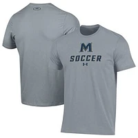 Men's Under Armour Gray Mount St. Mary's Mountaineers Soccer Performance T-Shirt