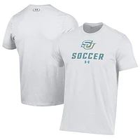 Men's Under Armour White Southern University Jaguars Soccer Performance T-Shirt