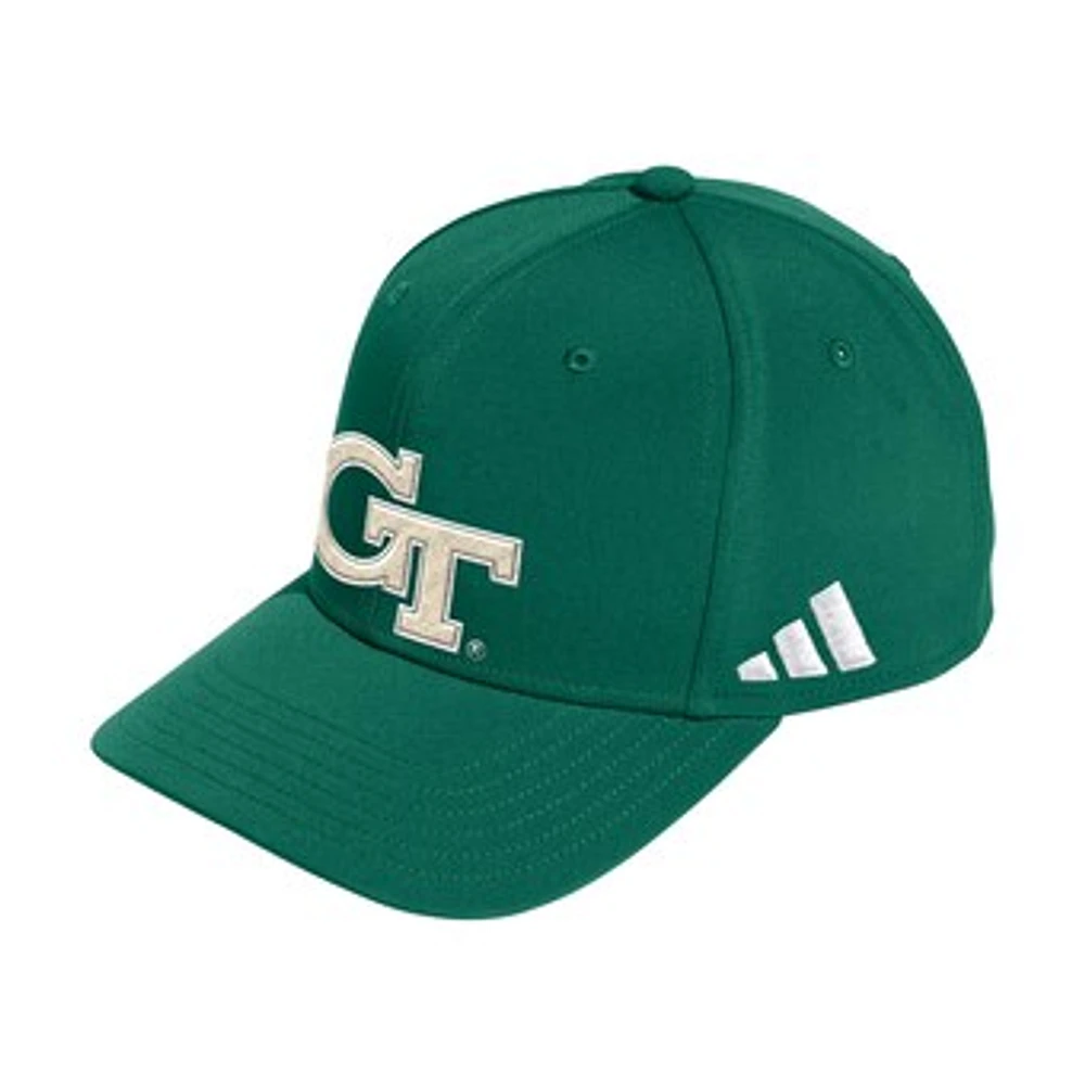 Men's adidas Dark Green Georgia Tech Yellow Jackets Aer Lingus College Football Classic 2024 Adjustable Hat