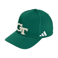 Men's adidas Dark Green Georgia Tech Yellow Jackets Aer Lingus College Football Classic 2024 Adjustable Hat