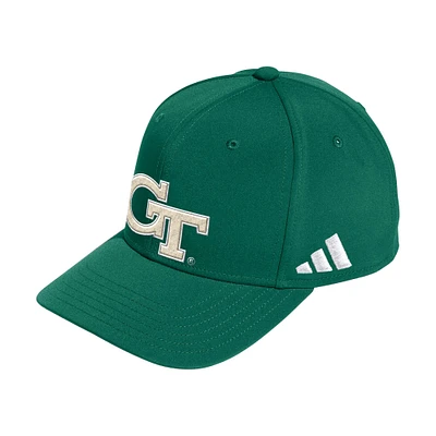 Men's adidas Dark Green Georgia Tech Yellow Jackets Aer Lingus College Football Classic 2024 Adjustable Hat