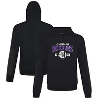 Men's Levelwear Black Colorado Rockies Bombay Pullover Hoodie