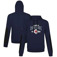 Men's Levelwear Navy Boston Red Sox Bombay Pullover Hoodie