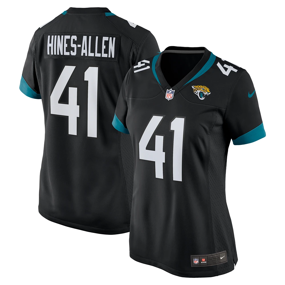 Women's Nike Josh Hines-Allen Black Jacksonville Jaguars Alternate Player Game Jersey