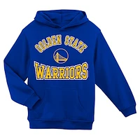 Preschool Royal Golden State Warriors Home Town Pullover Fleece Hoodie