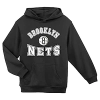 Preschool Black Brooklyn Nets Home Town Pullover Fleece Hoodie