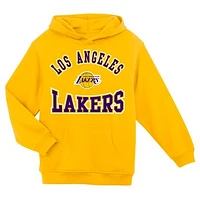 Preschool Gold Los Angeles Lakers Home Town Pullover Fleece Hoodie