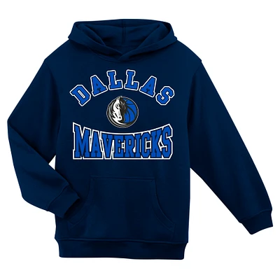 Preschool Navy Dallas Mavericks Home Town Pullover Fleece Hoodie