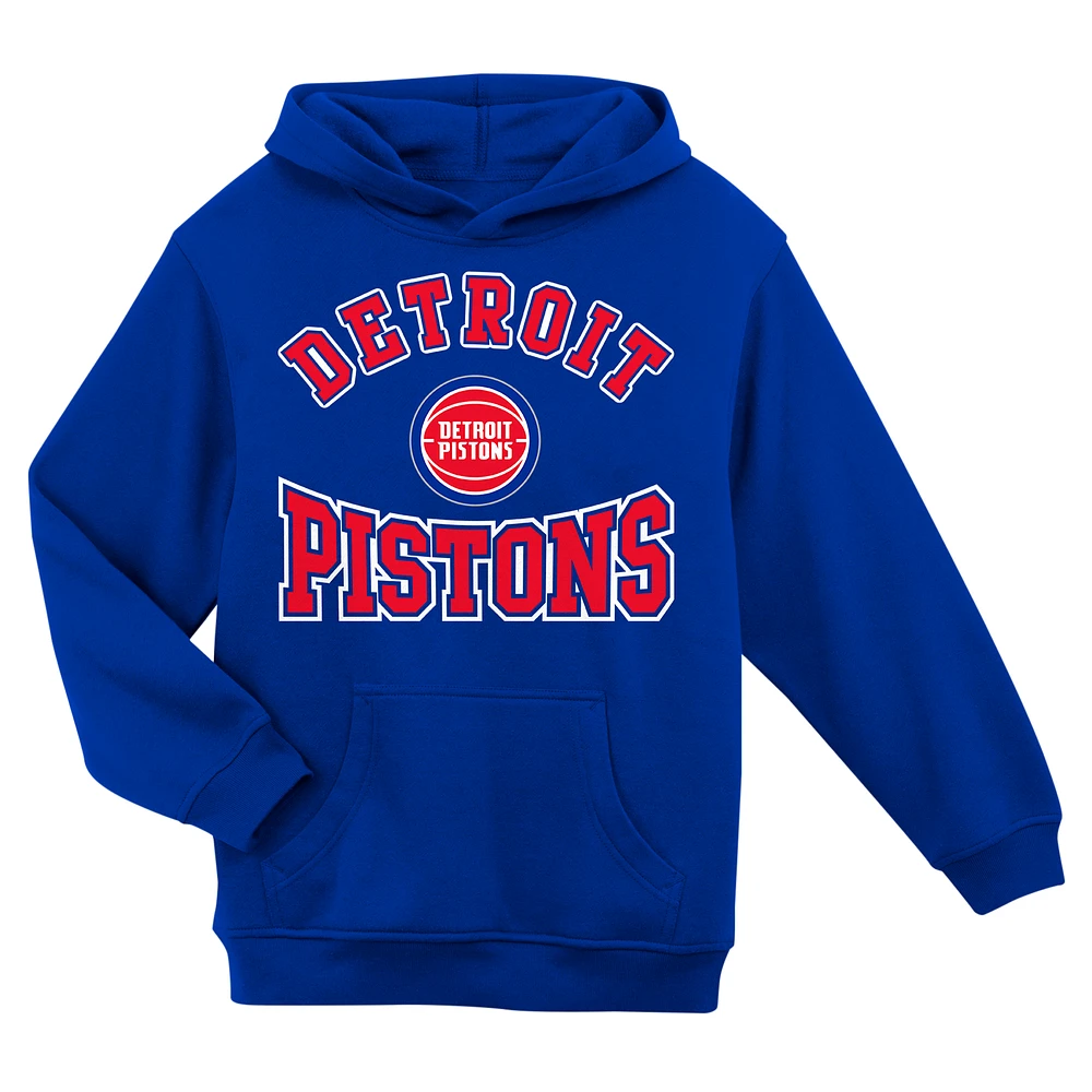 Preschool Blue Detroit Pistons Home Town Pullover Fleece Hoodie