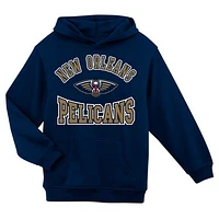 Preschool Navy New Orleans Pelicans Home Town Pullover Fleece Hoodie