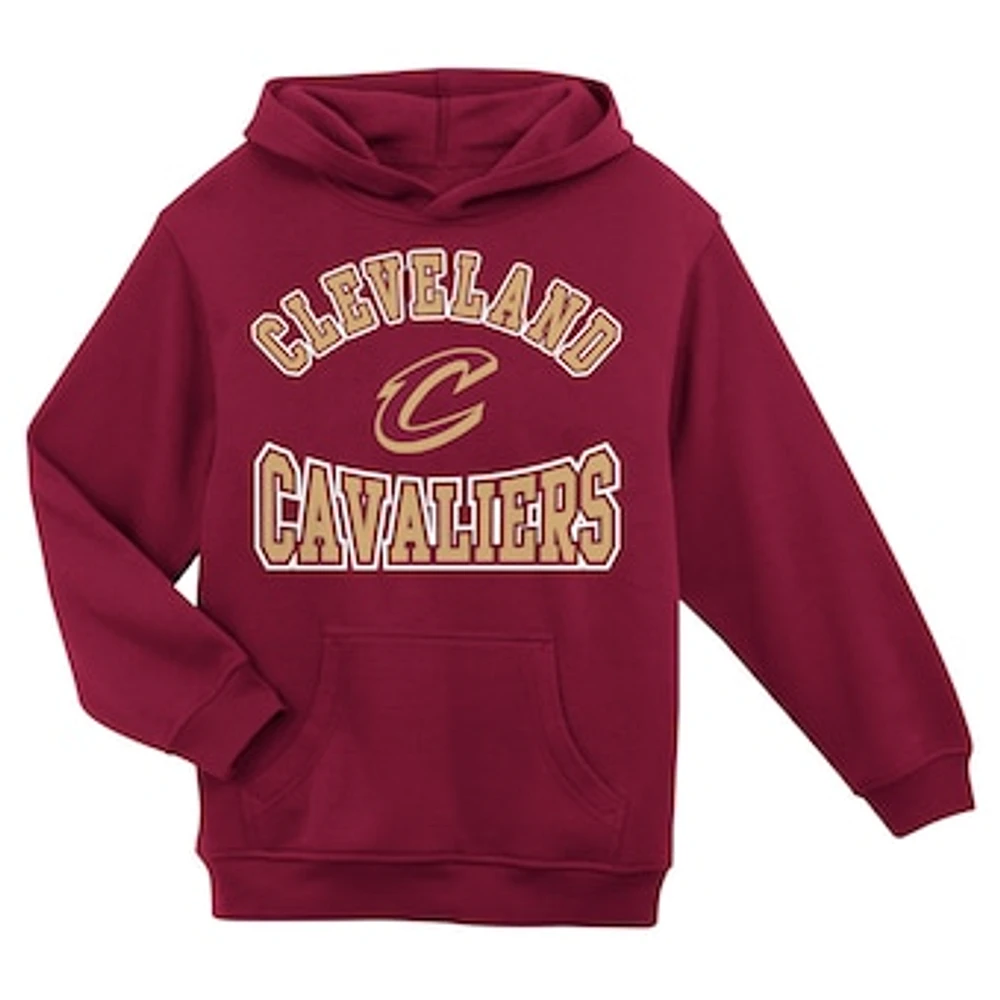 Preschool Wine Cleveland Cavaliers Home Town Pullover Fleece Hoodie