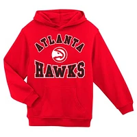 Preschool Red Atlanta Hawks Home Town Pullover Fleece Hoodie